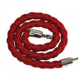 red braided rope