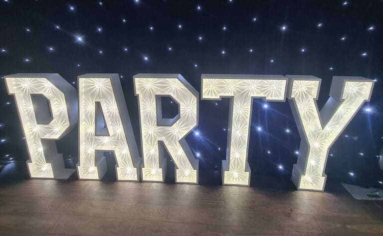light up letter hire 2