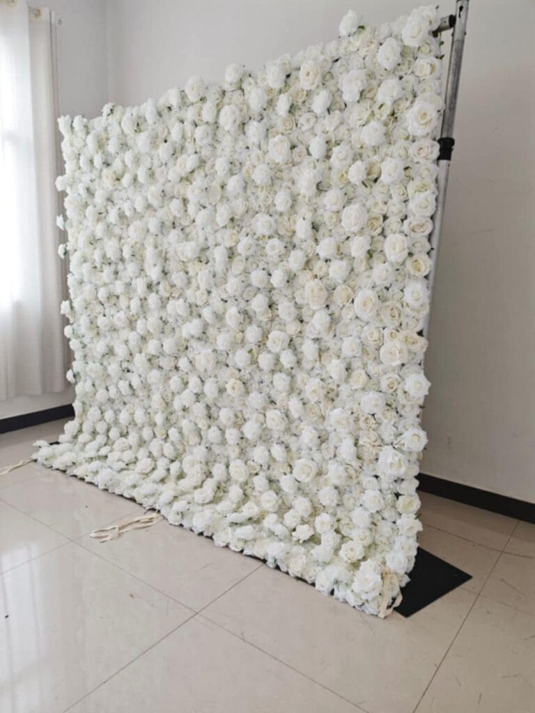wedding flower wall hire