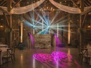 rustic wedding dj package