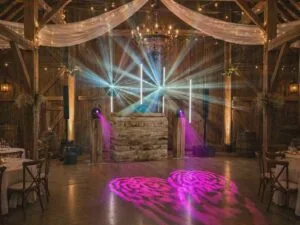 rustic wedding dj package