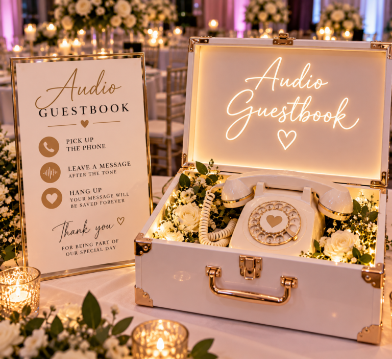 Wedding Audio Guestbook Hire Gloucestershire